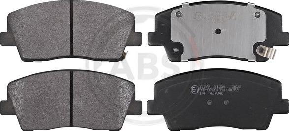 A.B.S. 35199 - Гальмівні колодки, дискові гальма autocars.com.ua