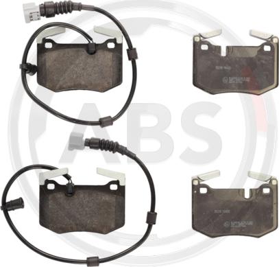 A.B.S. 35208 - Гальмівні колодки, дискові гальма autocars.com.ua