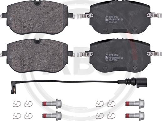 A.B.S. 35339 - Гальмівні колодки, дискові гальма autocars.com.ua