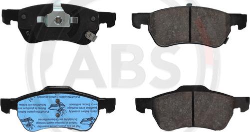 A.B.S. 35344 - Гальмівні колодки, дискові гальма autocars.com.ua