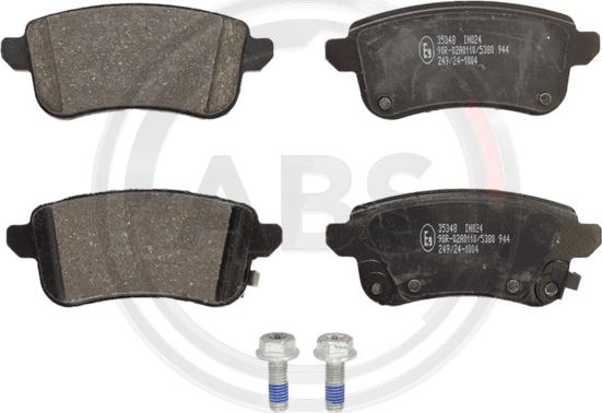 A.B.S. 35348 - Гальмівні колодки, дискові гальма autocars.com.ua