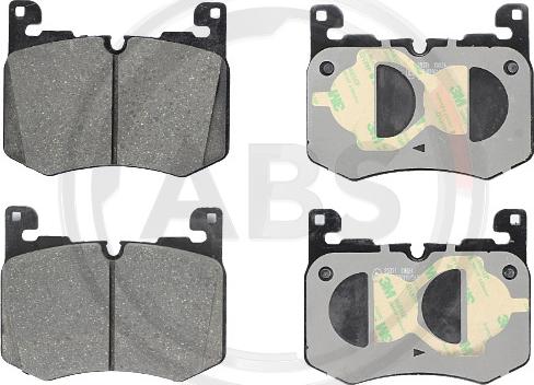 A.B.S. 35371 - Гальмівні колодки, дискові гальма autocars.com.ua