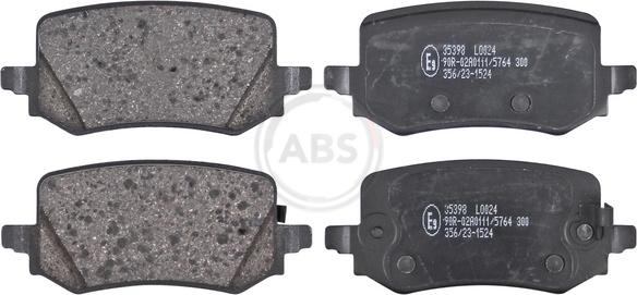 A.B.S. 35398 - Гальмівні колодки, дискові гальма autocars.com.ua