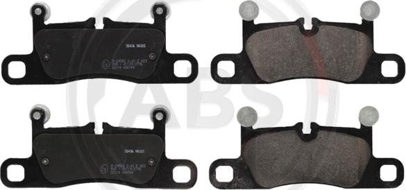 A.B.S. 35436 - Гальмівні колодки, дискові гальма autocars.com.ua