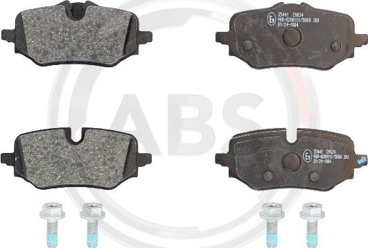A.B.S. 35441 - Гальмівні колодки, дискові гальма autocars.com.ua