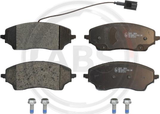 A.B.S. 35453 - Гальмівні колодки, дискові гальма autocars.com.ua