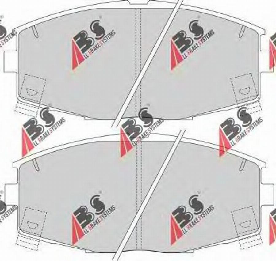 A.B.S. 36613 - Тормозные колодки, дисковые, комплект autodnr.net