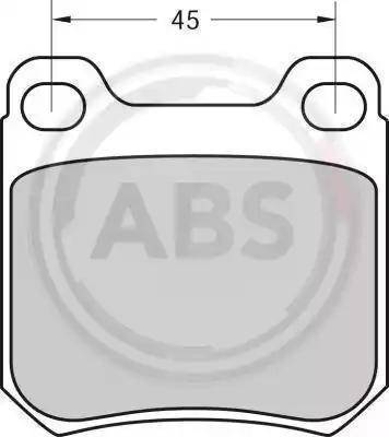 A.B.S. 36624/1 - Brake Pad Set, disc brake car-mod.com