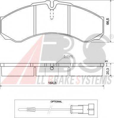 A.B.S. 37113 OE - Гальмівні колодки, дискові гальма autocars.com.ua