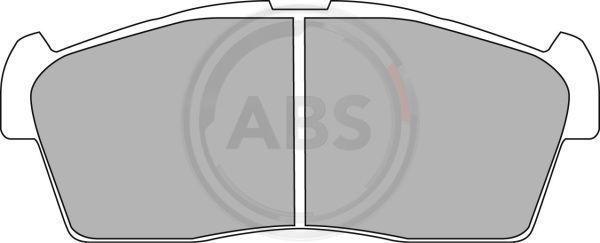 A.B.S. 37236 - Гальмівні колодки, дискові гальма autocars.com.ua