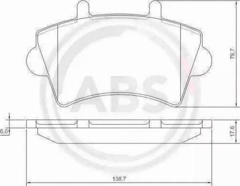 A.B.S. 37290 OE - Гальмівні колодки, дискові гальма autocars.com.ua