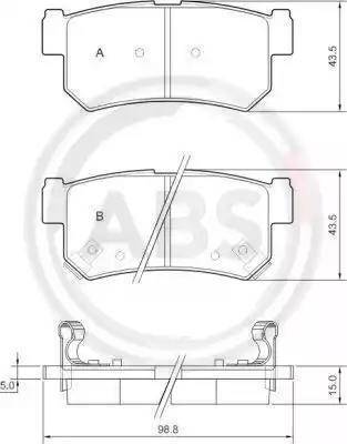 Koreastar KBPY-013 - Гальмівні колодки, дискові гальма autocars.com.ua