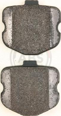 A.B.S. 38434 - Гальмівні колодки, дискові гальма autocars.com.ua