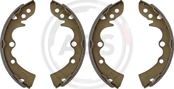 A.B.S. 8501 - Комплект гальм, барабанний механізм autocars.com.ua