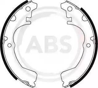 A.B.S. 8548 - Комплект гальм, барабанний механізм autocars.com.ua