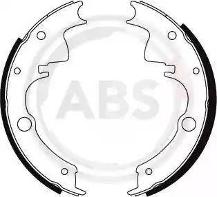 A.B.S. 8751 - Комплект гальм, барабанний механізм autocars.com.ua