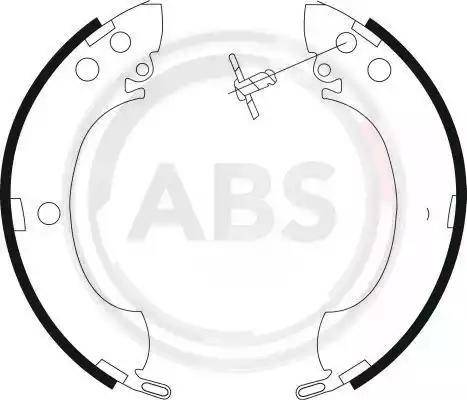 A.B.S. 8991 - Комплект тормозных колодок, барабанные autodnr.net