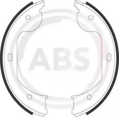 A.B.S. 9108 - Комплект тормозов, ручник, парковка autodnr.net