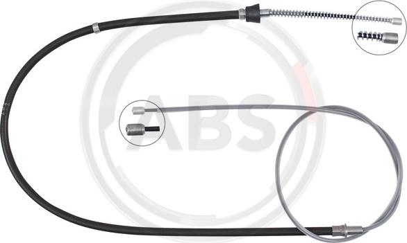 A.B.S. K10100 - Трос, гальмівна система autocars.com.ua