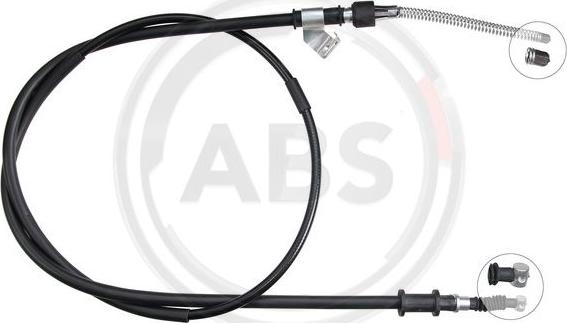A.B.S. K13896 - Трос, гальмівна система autocars.com.ua