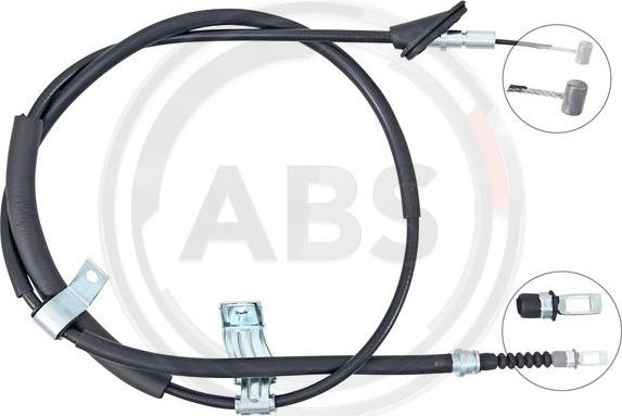 A.B.S. K14131 - Трос ручного гальма HONDA Accord 04-08 вир-во ABS autocars.com.ua