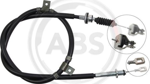 A.B.S. K22590 - Трос, управління зчепленням autocars.com.ua