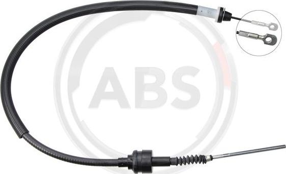 A.B.S. K28043 - Трос, управління зчепленням autocars.com.ua