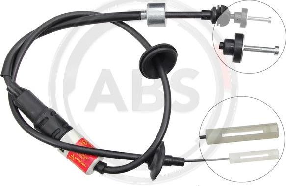 A.B.S. K28670 - Трос, управління зчепленням autocars.com.ua