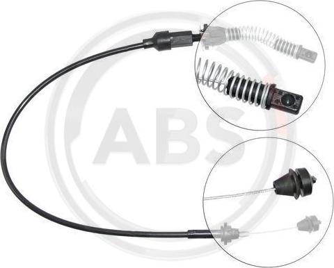 A.B.S. K32480 - Тросик газу autocars.com.ua