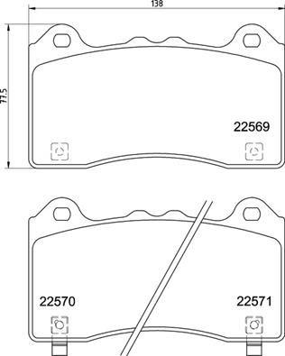 A.B.S. P24202 - Тормозные колодки, дисковые, комплект avtokuzovplus.com.ua