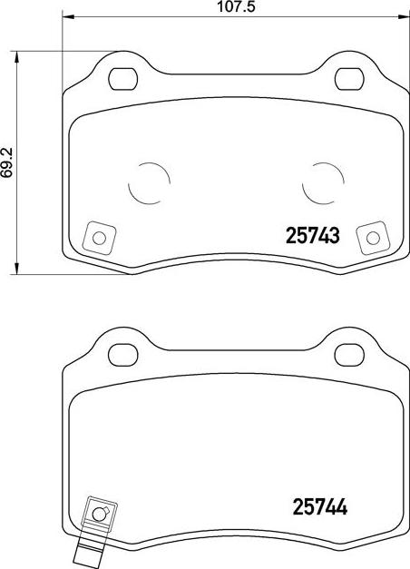 A.B.S. P 30 074E - Гальмівні колодки, дискові гальма autocars.com.ua