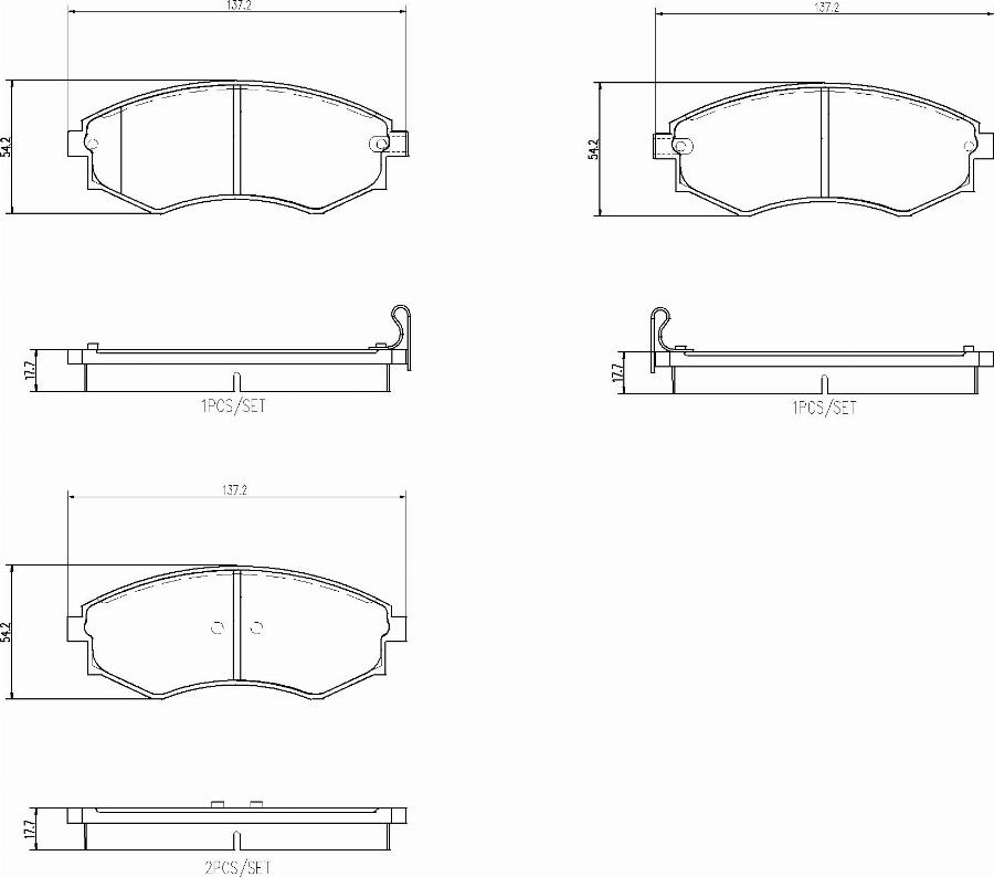 A.B.S. P 30 097 - Тормозные колодки, дисковые, комплект autodnr.net