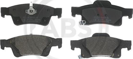 A.B.S. P37016 - Тормозные колодки, дисковые, комплект avtokuzovplus.com.ua