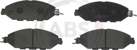 A.B.S. P56103 - Гальмівні колодки, дискові гальма autocars.com.ua