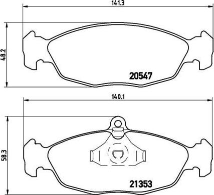 A.B.S. P59011 - Гальмівні колодки, дискові гальма autocars.com.ua