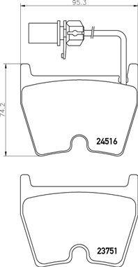 A.B.S. P85138 - Гальмівні колодки, дискові гальма autocars.com.ua