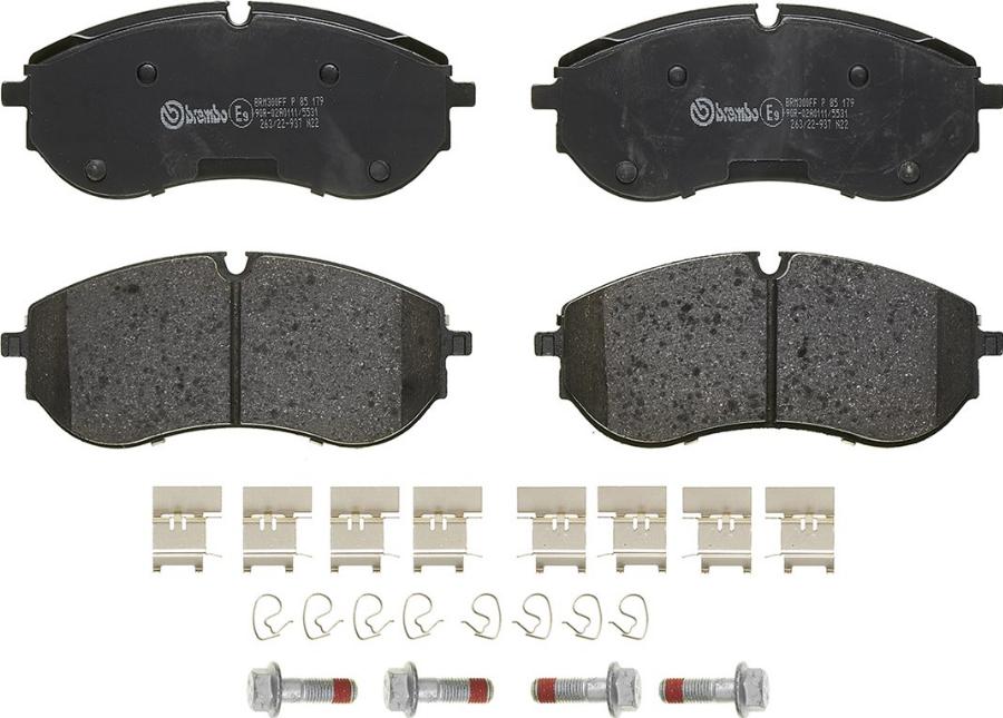 A.B.S. P 85 179 - Гальмівні колодки, дискові гальма autocars.com.ua