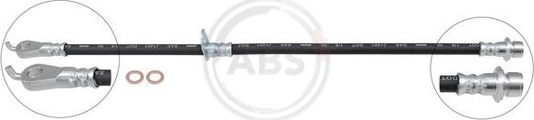 A.B.S. SL 1418 - Гальмівний шланг autocars.com.ua