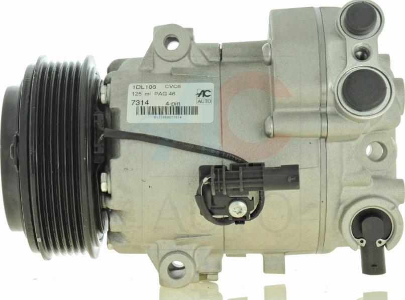 ACAUTO AC-01DL106 - Компресор, кондиціонер autocars.com.ua