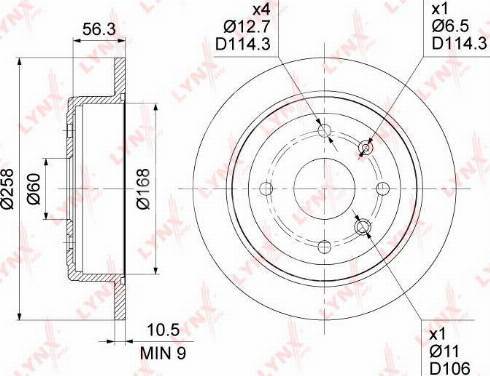 ACDelco 19372232 - Тормозной диск avtokuzovplus.com.ua