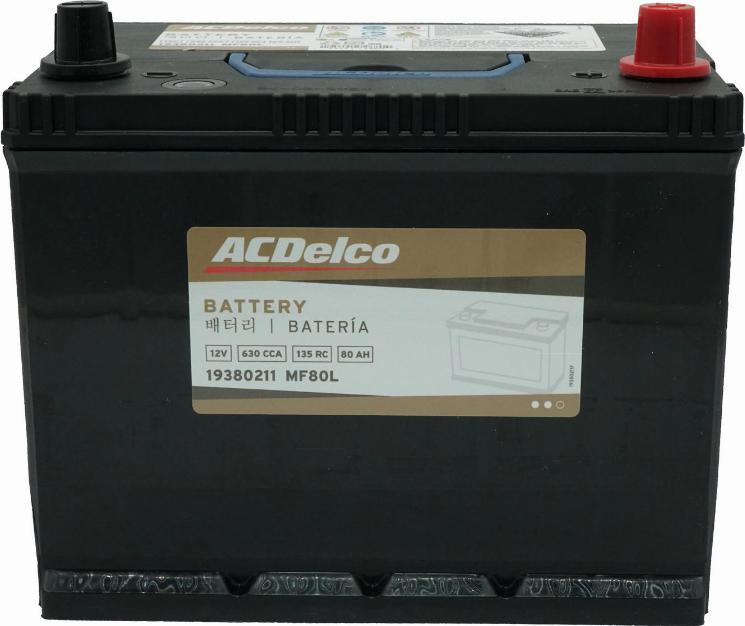 ACDelco 19380211 - Стартерная аккумуляторная батарея, АКБ autodnr.net