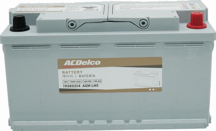 ACDelco 19380214 - Стартерна акумуляторна батарея, АКБ autocars.com.ua