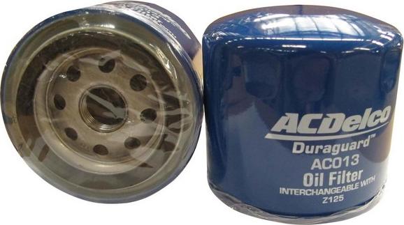 ACDelco AC013 - Масляний фільтр autocars.com.ua
