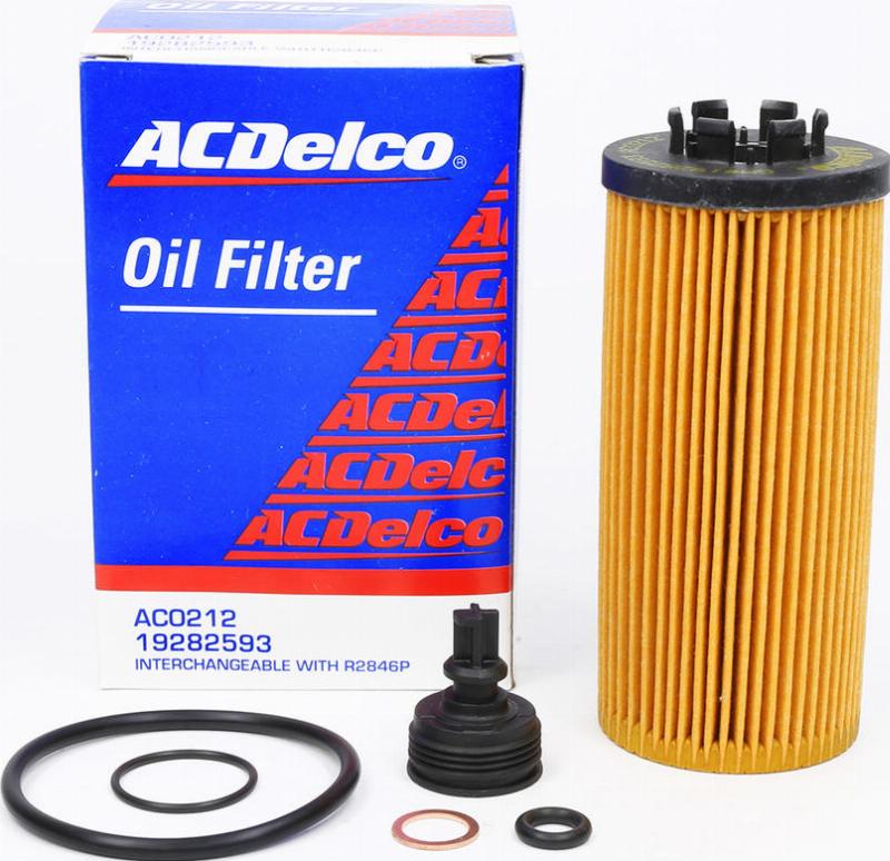 ACDelco AC0212 - Масляний фільтр autocars.com.ua
