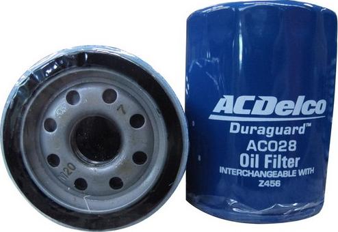 ACDelco AC028 - Масляний фільтр autocars.com.ua