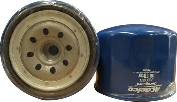 ACDelco AC033 - Масляний фільтр autocars.com.ua