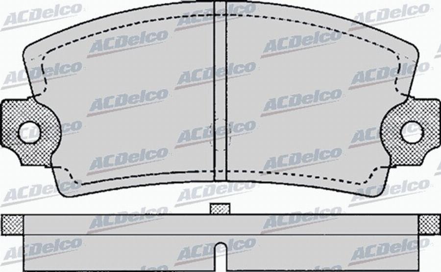 ACDelco AC058106D - Тормозные колодки, дисковые, комплект avtokuzovplus.com.ua