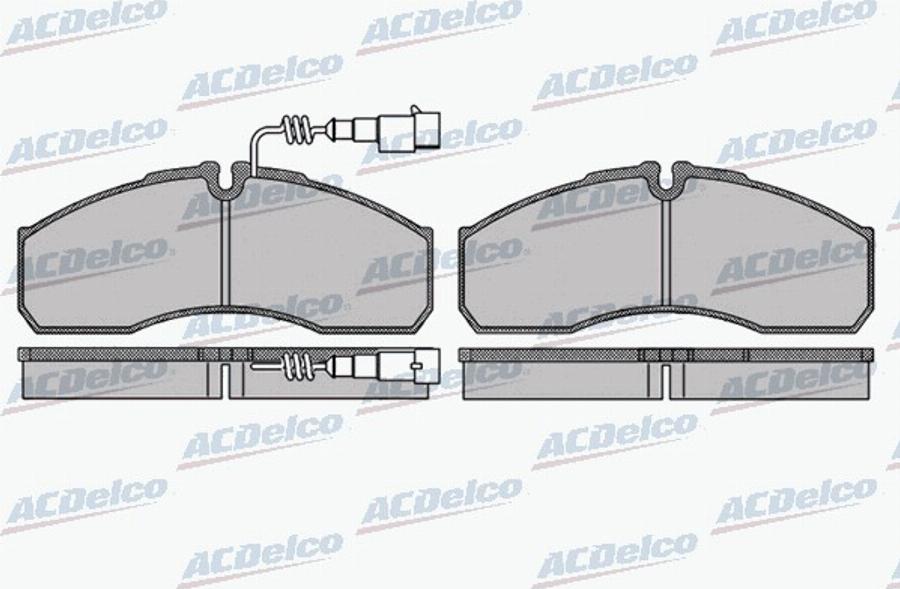 ACDelco AC0581109CD - Тормозные колодки, дисковые, комплект avtokuzovplus.com.ua