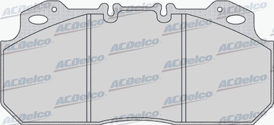 ACDelco AC0581161D - Тормозные колодки, дисковые, комплект autodnr.net