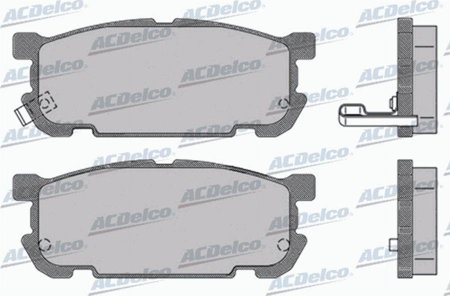 ACDelco AC0581488D - Тормозные колодки, дисковые, комплект avtokuzovplus.com.ua